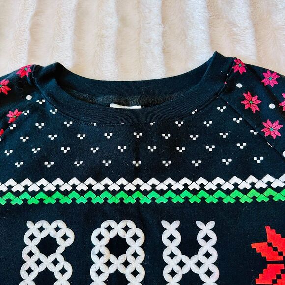 Junior’s Freeze Bah Humbug Christmas Sweatshirt Size M (7-9) - Picture 5 of 7